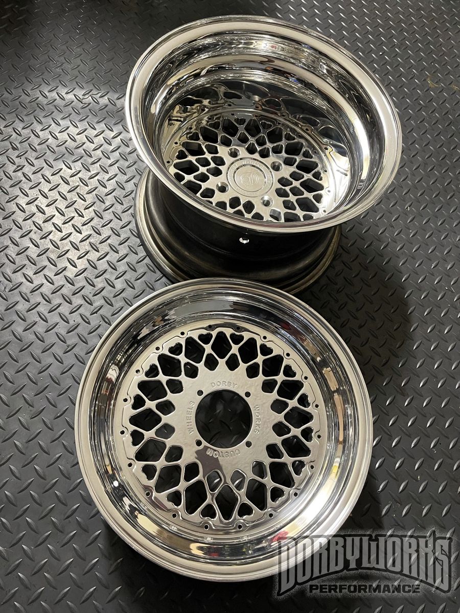 FATTY FRONT 2023 SUPERMESH LOVE wheels Super staggered wheel set 12x7